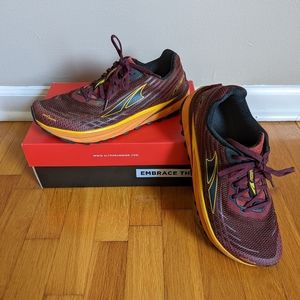 Altra Timp 2 Trail-Running Shoes - Men's 9.5 Dark Red/Orange